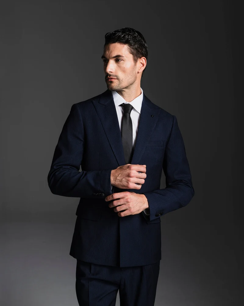 BLAZER DA COMPLETO FORMAL FIT - Blu