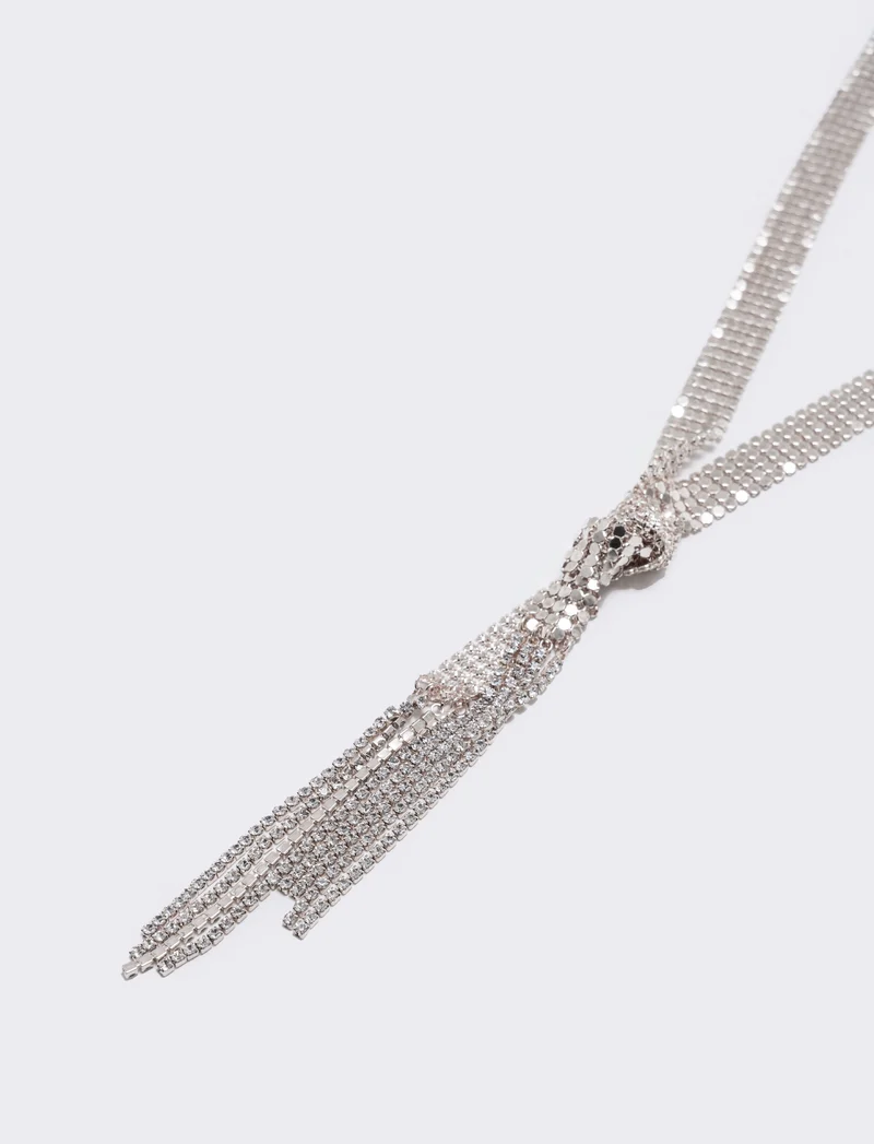 Collana con applicazioni - Argento