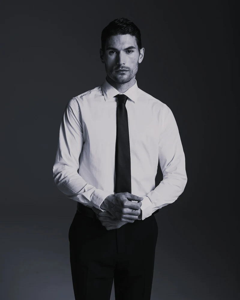 CAMICIA IN POPELINE ELASTICIZZATA SLIM FIT - Bianco