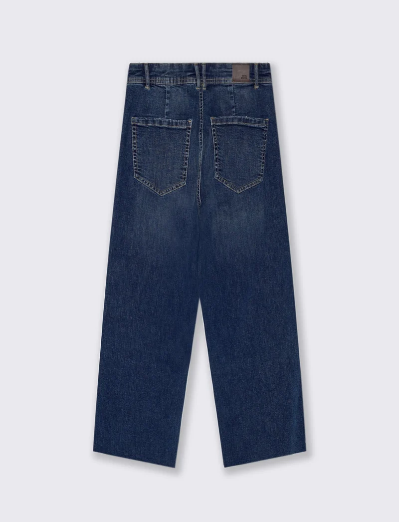PANTALONE CROP - DENIM SCURO