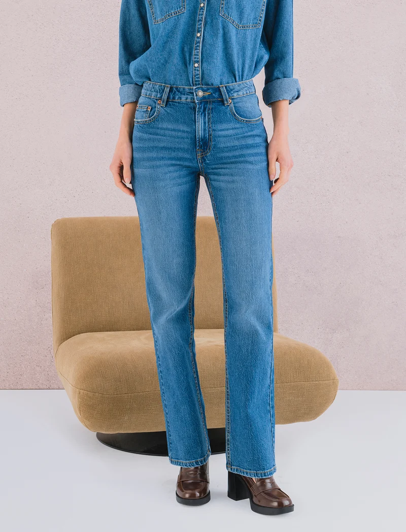 JEANS STRAIGHT - Denim