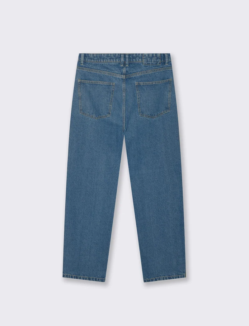 JEANS BAGGY FIT BLU MEDIO - Denim