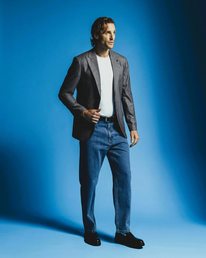JEANS BAGGY FIT BLU MEDIO - Denim