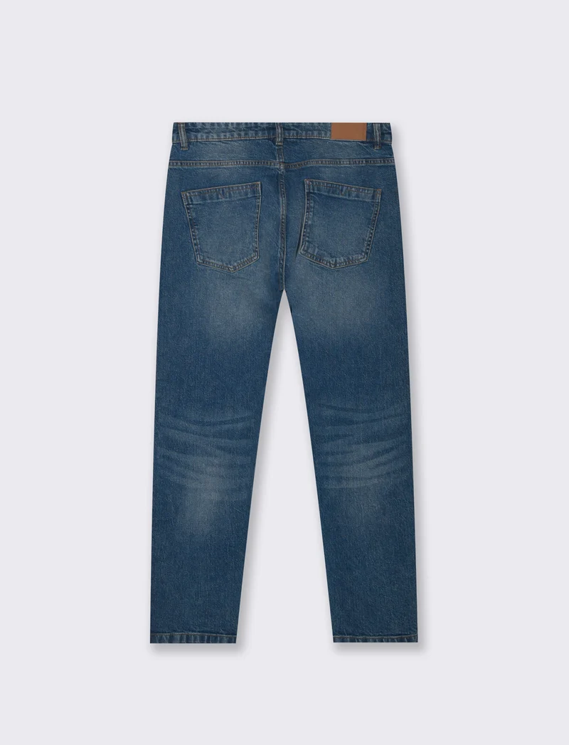 JEANS REGULAR FIT: - Denim