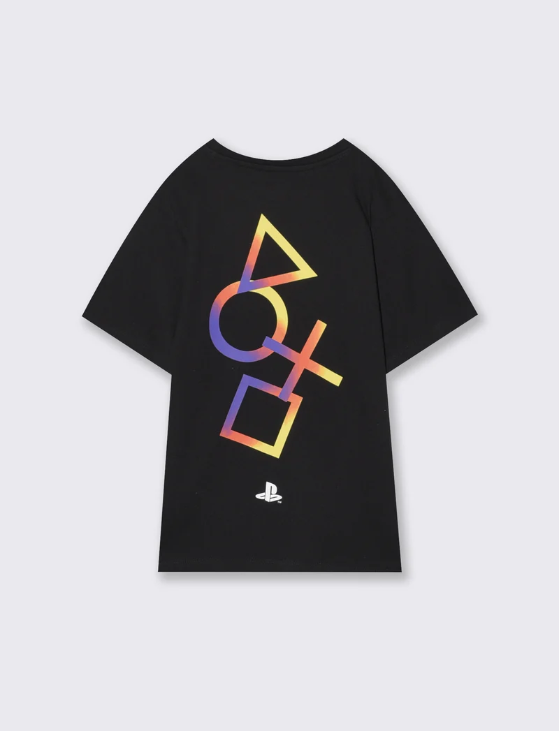 T-Shirt ufficiale di Playstation - Nero