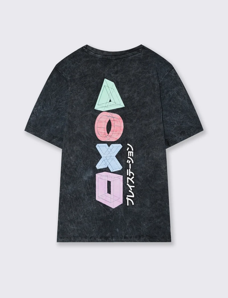 T-Shirt ufficiale di Playstation - Nero