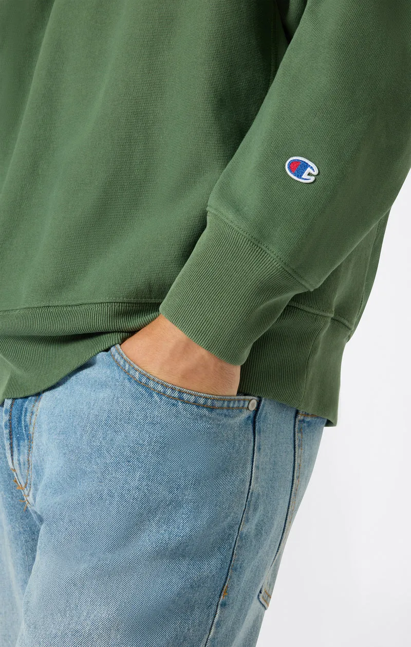 Men’s Reverse Weave Half-Zip Sweatshirt with Brushed Interior