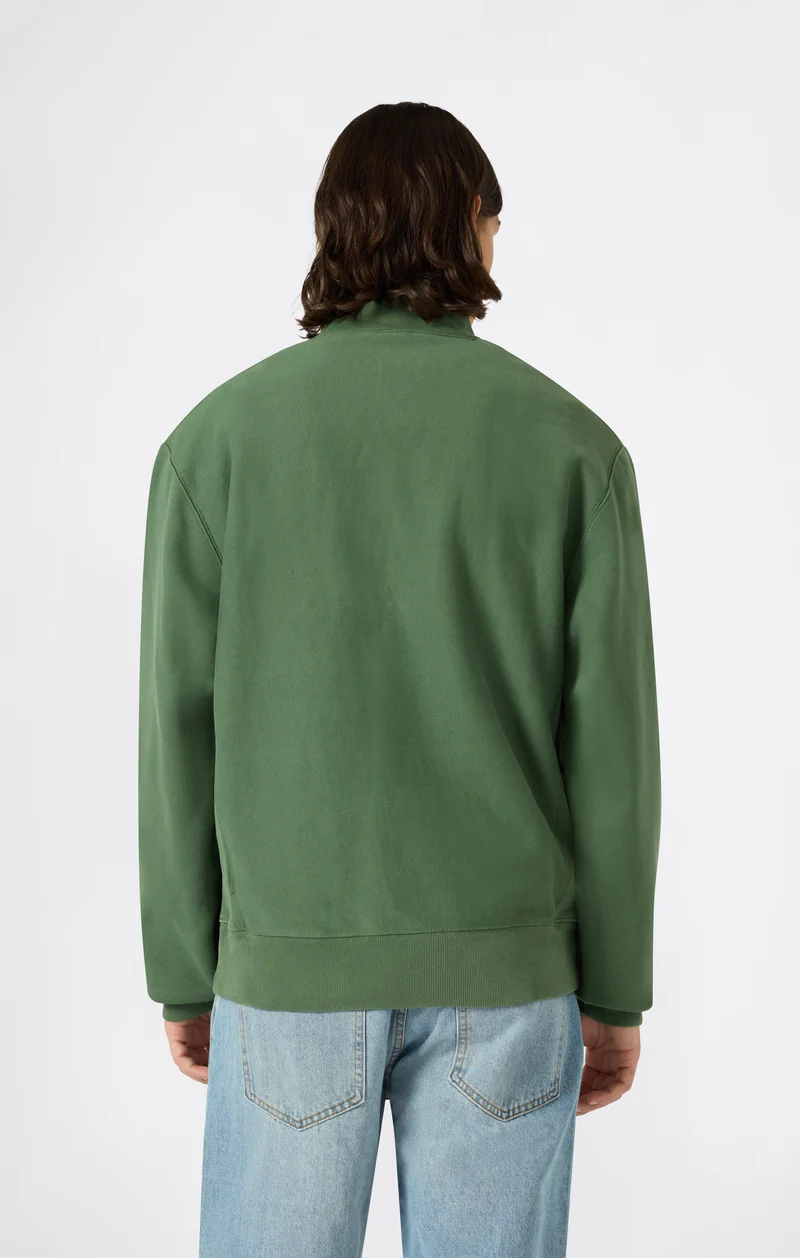 Men’s Reverse Weave Half-Zip Sweatshirt with Brushed Interior