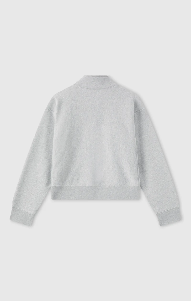 Women’s Reverse Weave Crop Half-Zip Sweatshirt with Brushed Interior