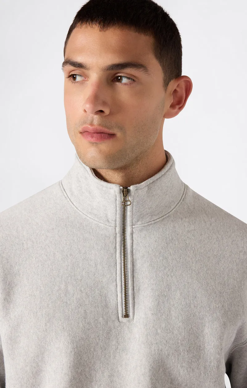Men’s Reverse Weave Half-Zip Sweatshirt with Brushed Interior