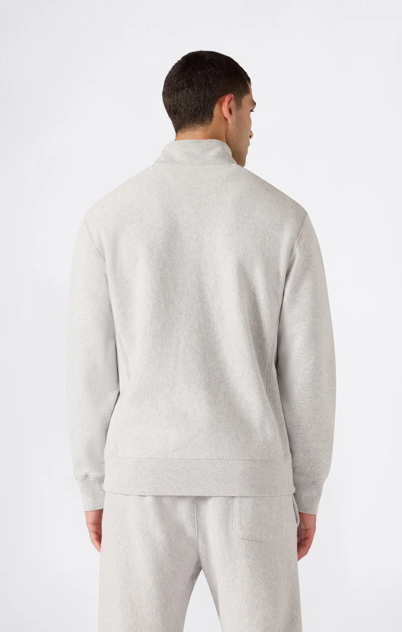 Men’s Reverse Weave Half-Zip Sweatshirt with Brushed Interior