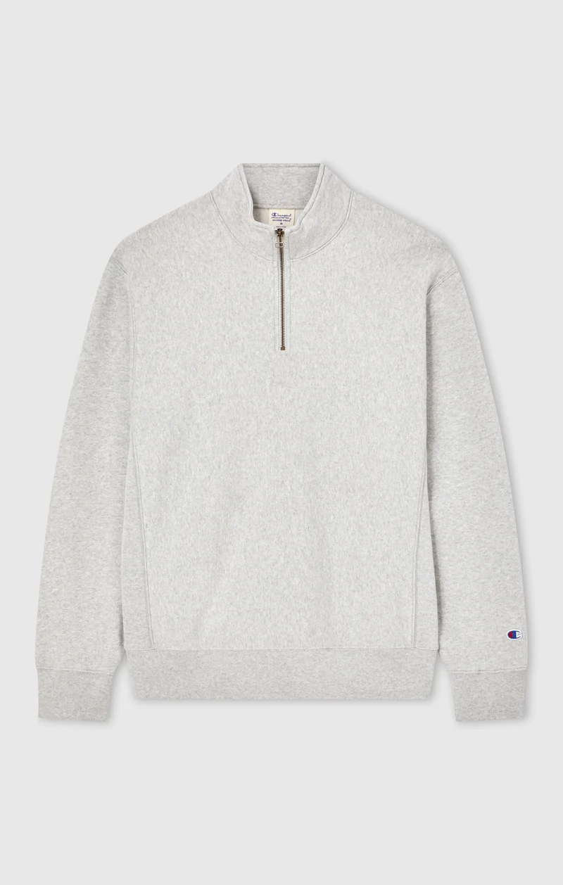 Men’s Reverse Weave Half-Zip Sweatshirt with Brushed Interior