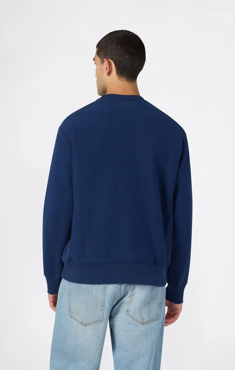 Men’s Reverse Weave Crewneck Sweatshirt with Brushed Interior