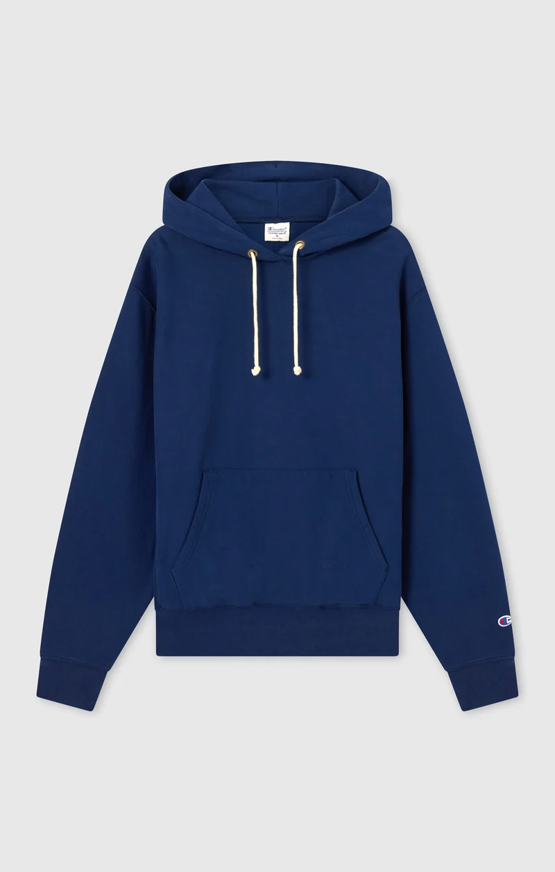 Men’s Reverse Weave Hooded Sweatshirt with Brushed Interior