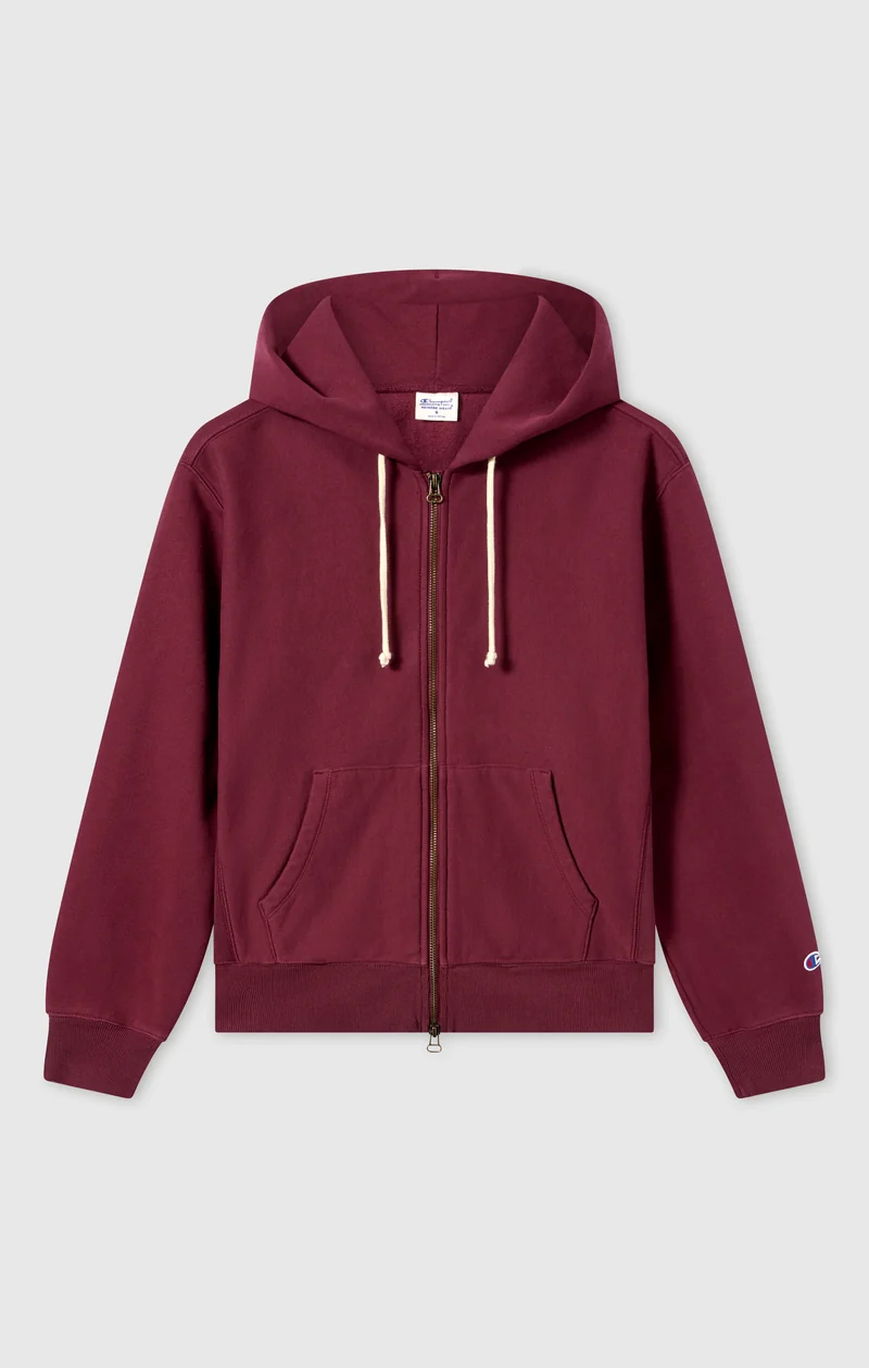 Women’s Reverse Weave Full-Zip Hooded Sweatshirt with Brushed Interior