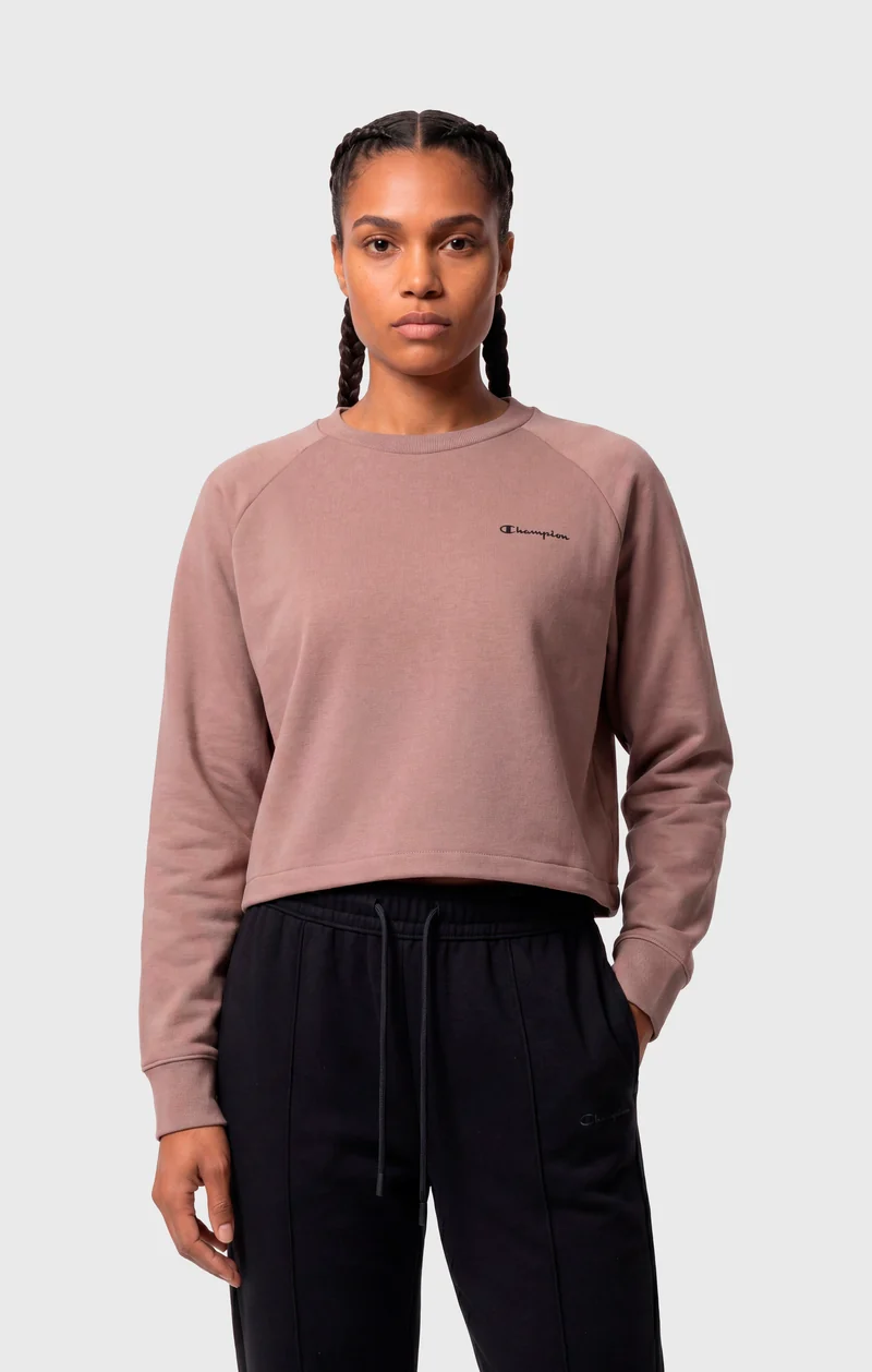Women’s Crewneck Sweatshirt in Stretch Interlock C-Tech