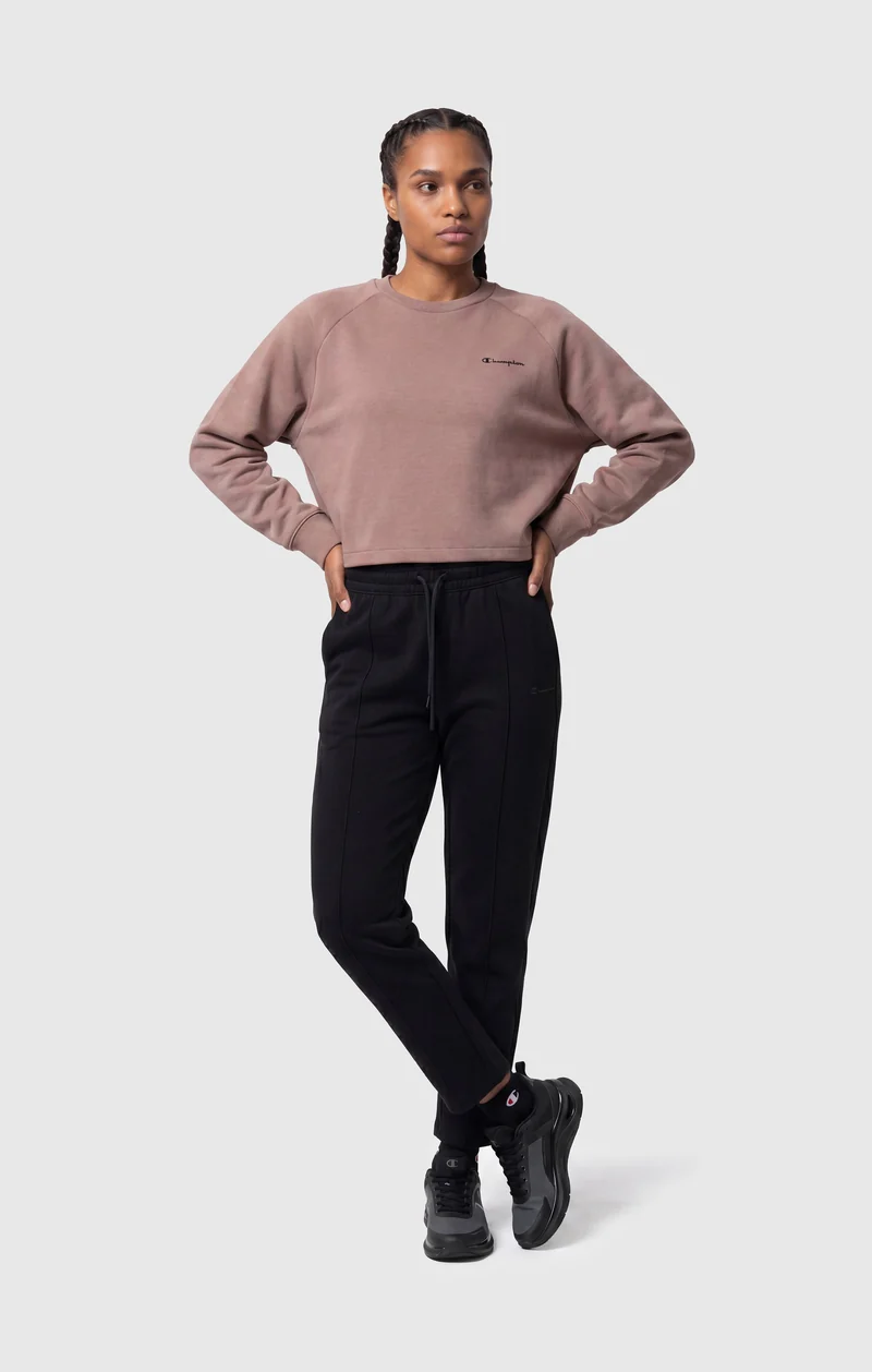 Women’s Crewneck Sweatshirt in Stretch Interlock C-Tech