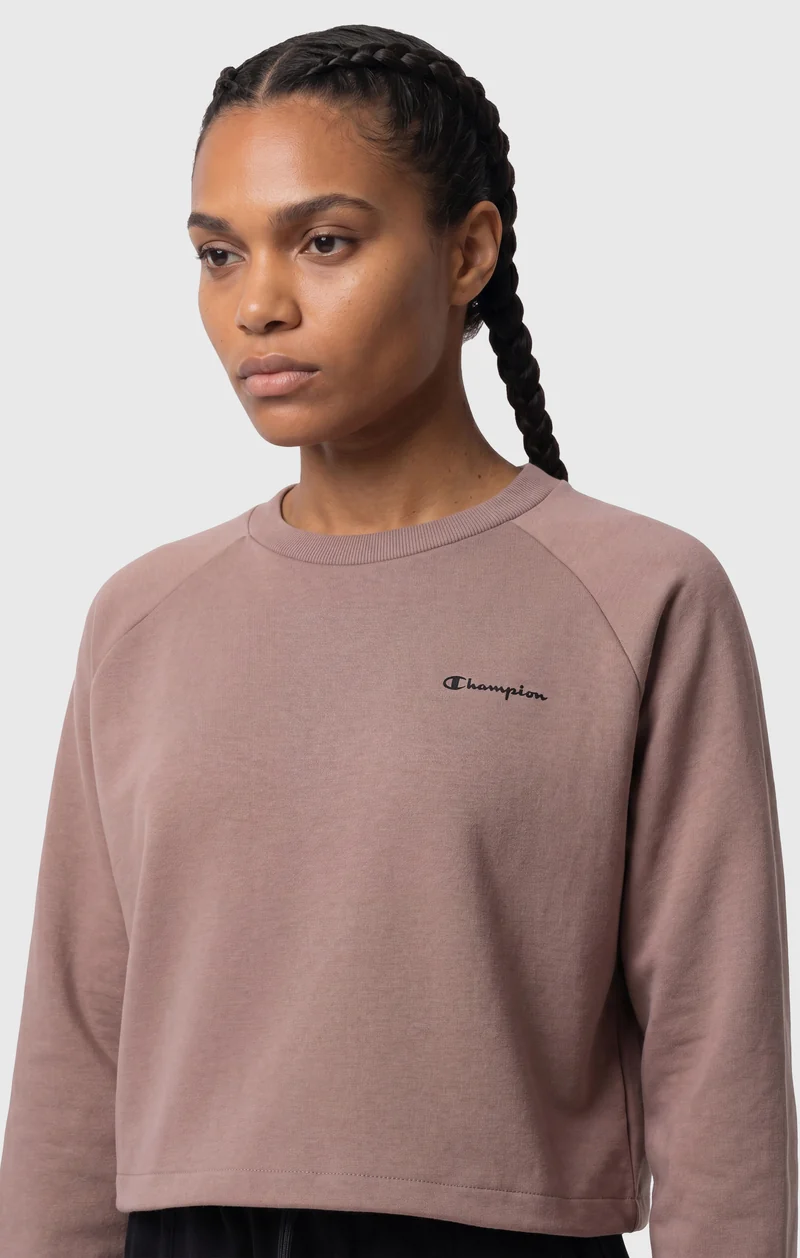 Women’s Crewneck Sweatshirt in Stretch Interlock C-Tech