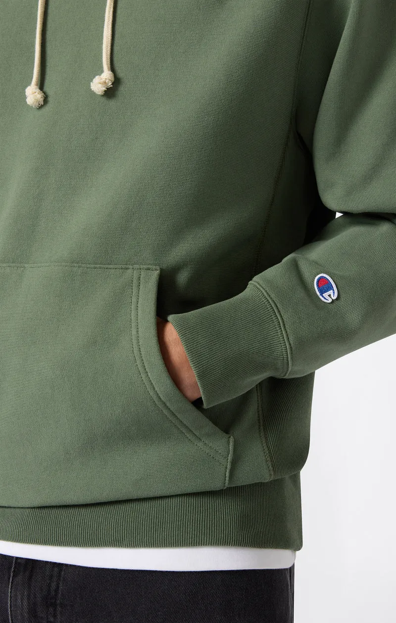 Men’s Reverse Weave Hooded Sweatshirt with Brushed Interior