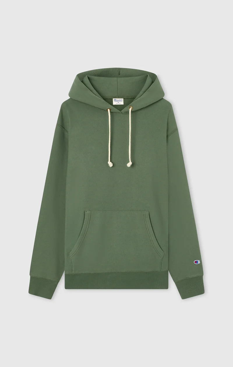 Men’s Reverse Weave Hooded Sweatshirt with Brushed Interior