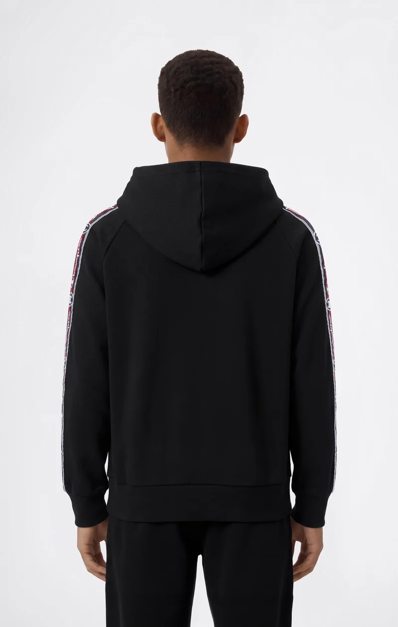 Boys’ Hooded Sweatshirt with Tape and Champion Logo