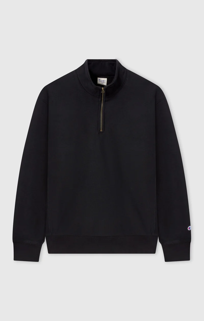 Men’s Reverse Weave Half-Zip Sweatshirt with Brushed Interior