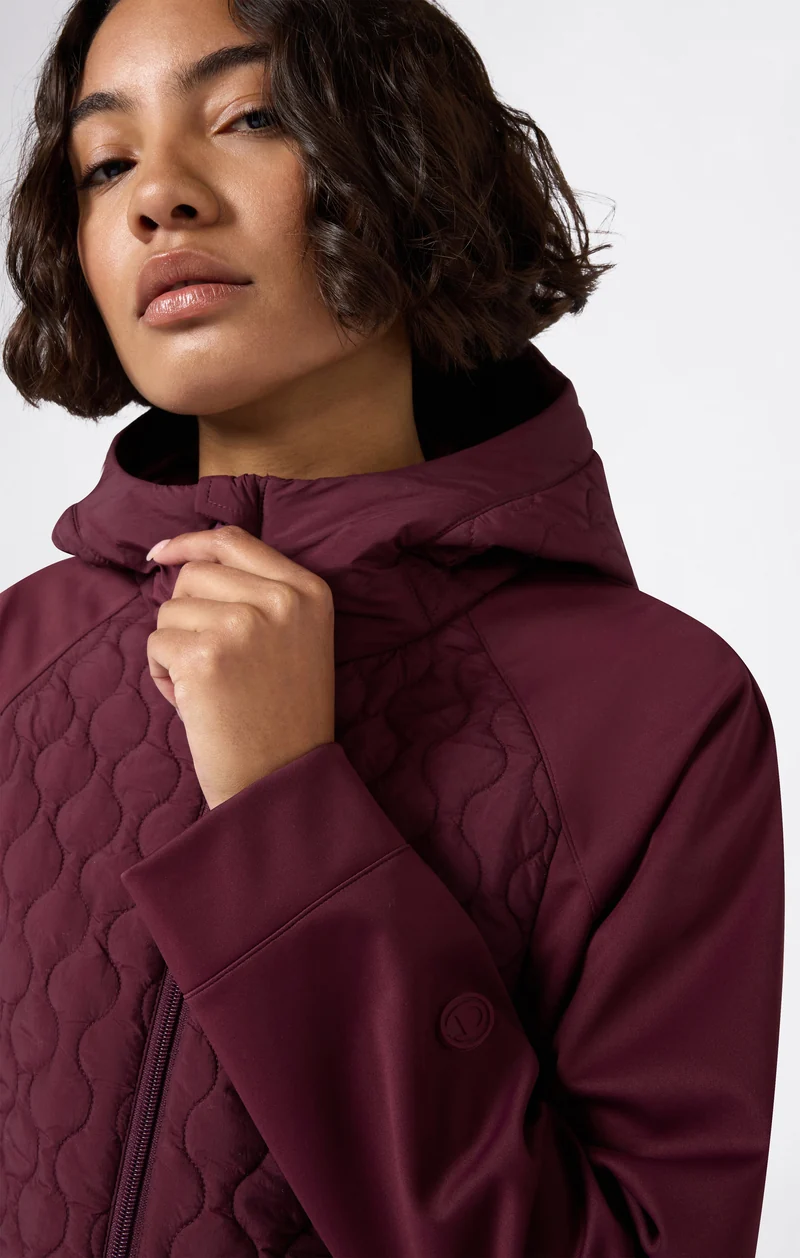 Women's Polyfilled Hooded Jacket