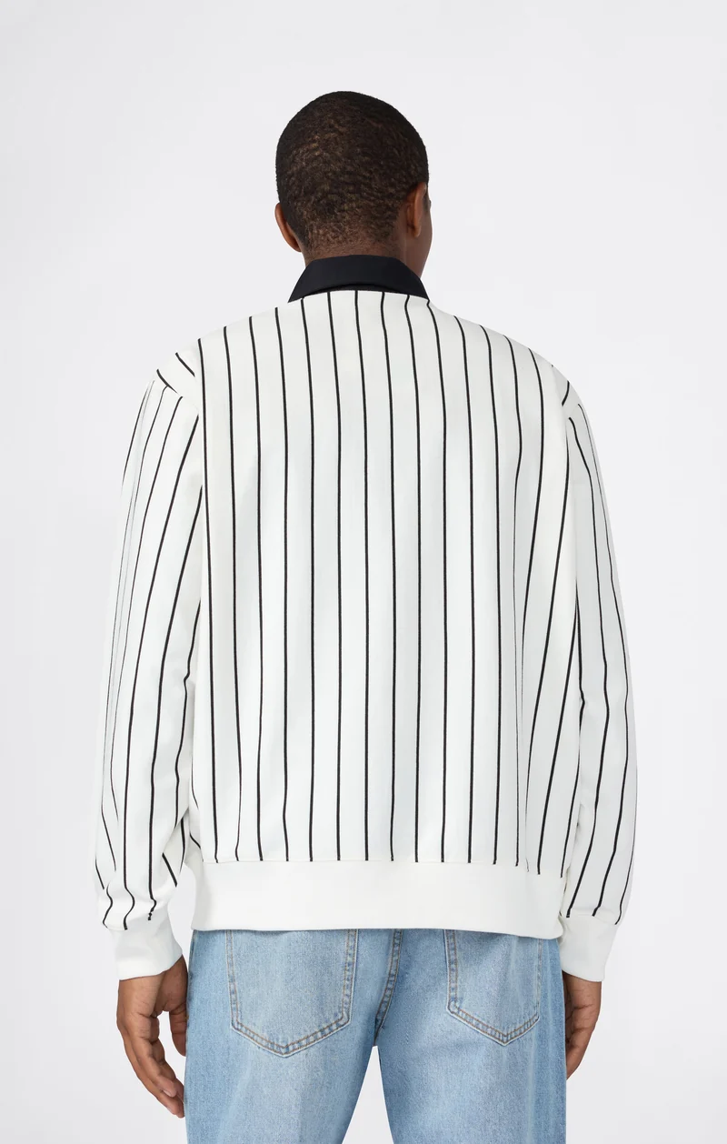 Men’s Striped Polo Street Varsity