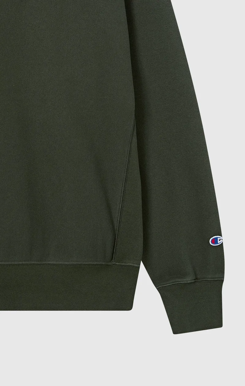 Men’s Heavyweight Crewneck Sweatshirt with Brushed Fleece Interior Reverse Weave