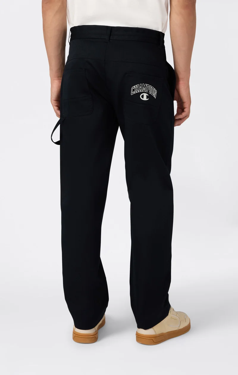 Men’s Woven Straight Hem Pants Street Varsity