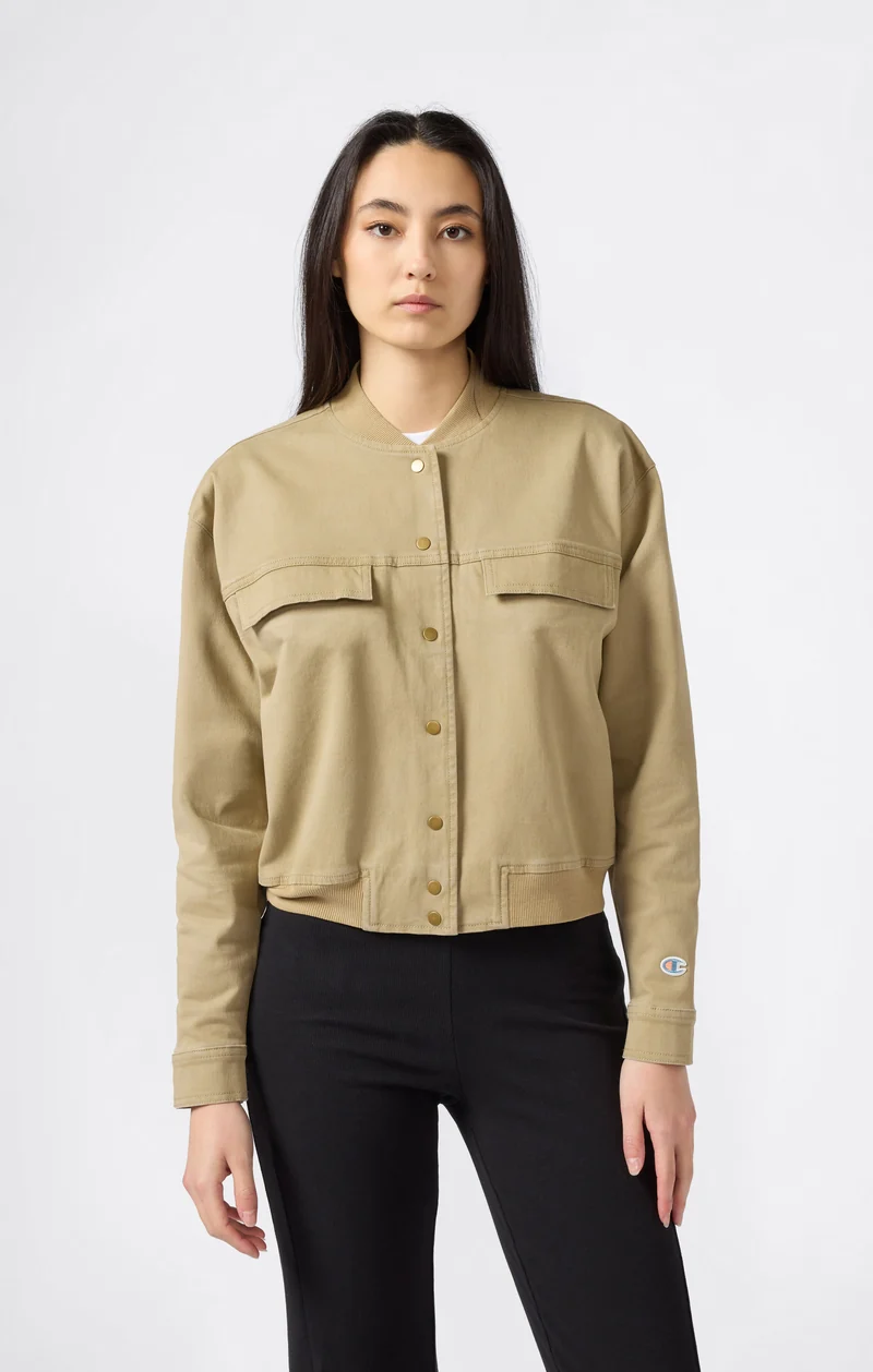 Women’s Cropped Twill Utility Jacket Time Capsule