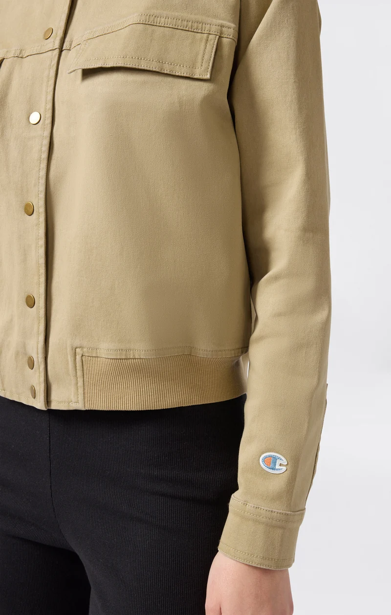 Women’s Cropped Twill Utility Jacket Time Capsule