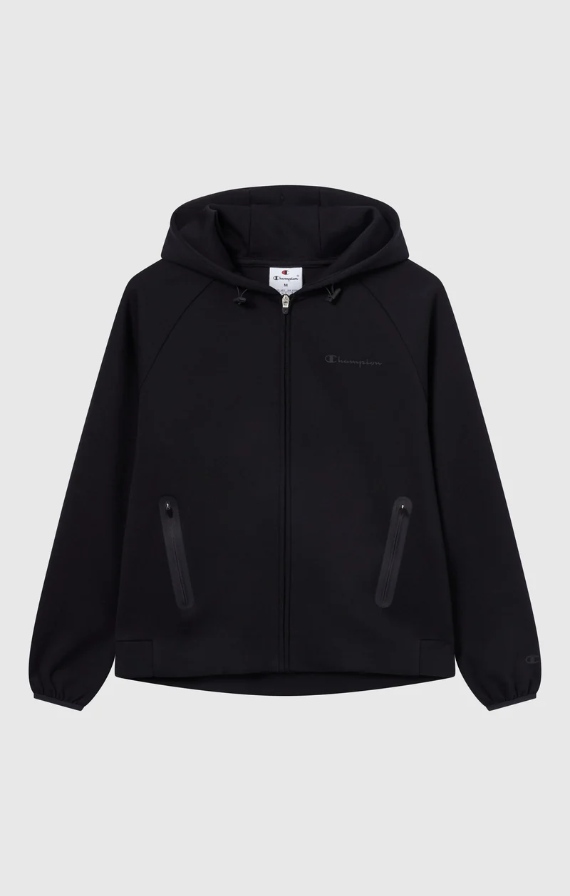 Women’s Full Zip Hoodie Stretch Poly-Cotton Sweatshirt C-Tech