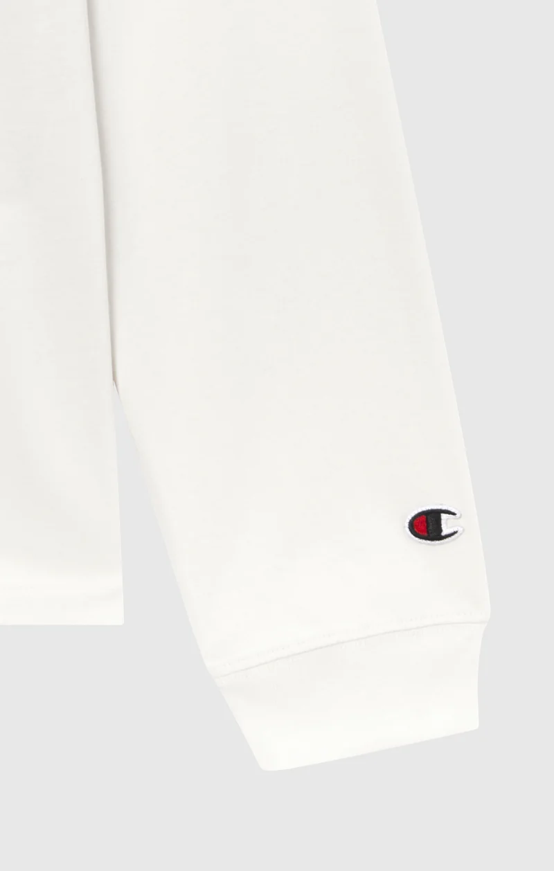 Men’s Crewneck Long Sleeve With Big Embroidery Logo T-Shirt Icons