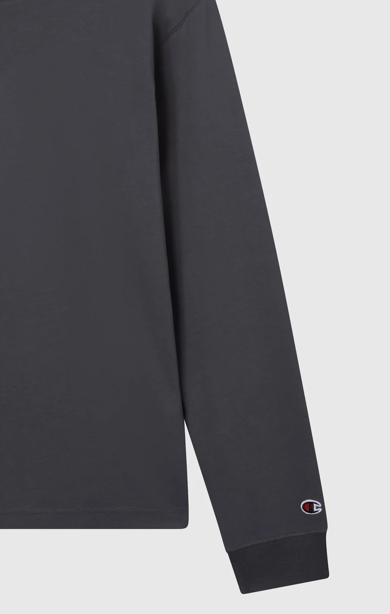 Men’s Crewneck Long Sleeve With Big Embroidery Logo T-Shirt Icons