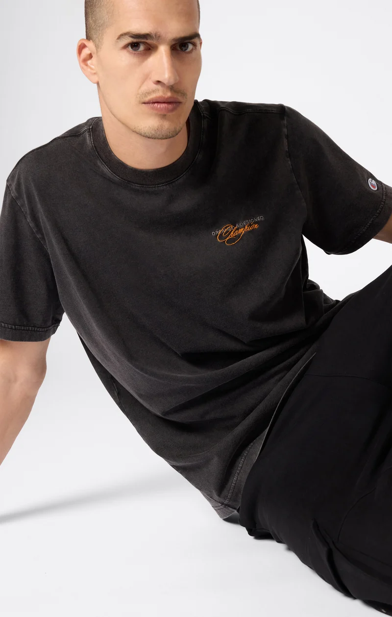 Men’s Washed Crewneck T-Shirt Icons