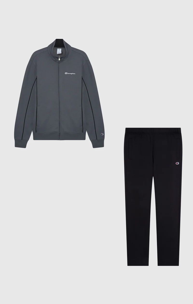 Men’s Fleece Full Zip Sweatsuit Small Script