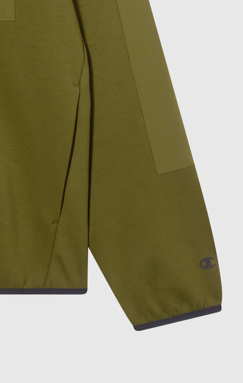 Men’s Full Zip Hooded Sweatshirt Stretch C-Tech