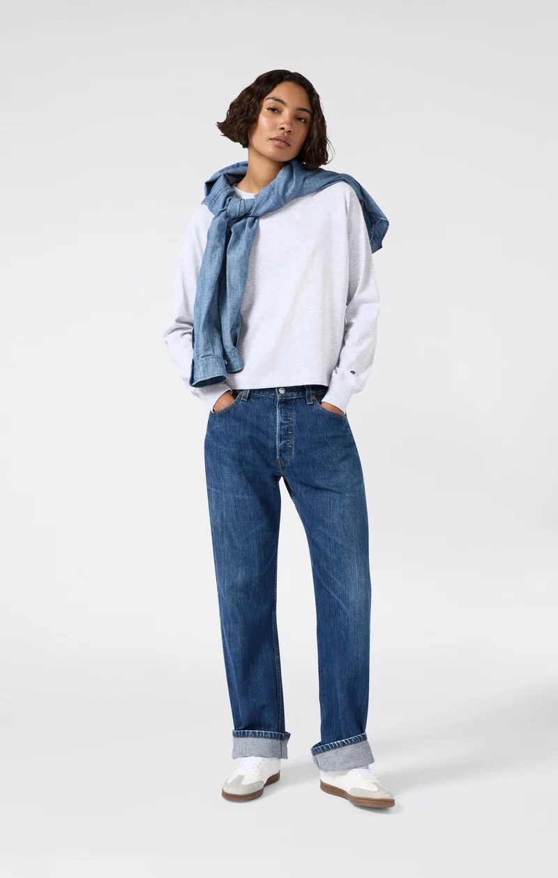Reverse Weave Women’s Long Sleeve T-Shirt