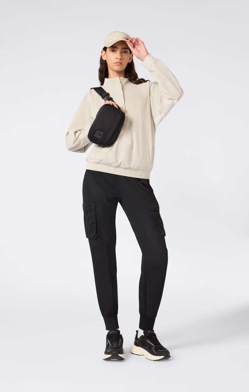 Women’s Half Zip Ultra Light Woven Top