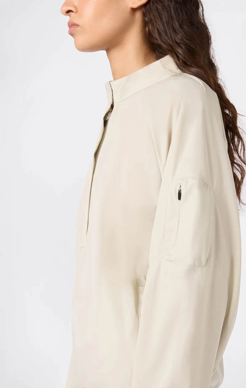 Women’s Half Zip Ultra Light Woven Top