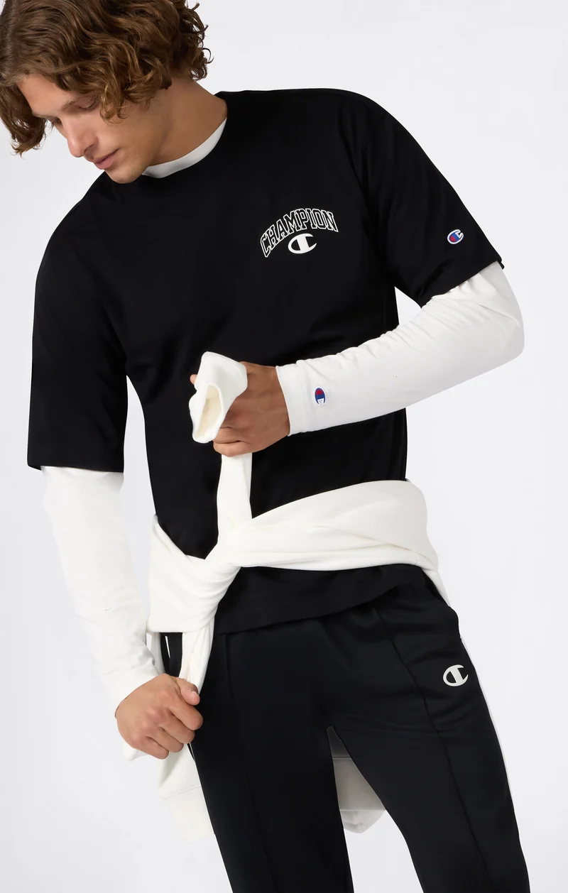 Men’s Crewneck T-Shirt Street Varsity