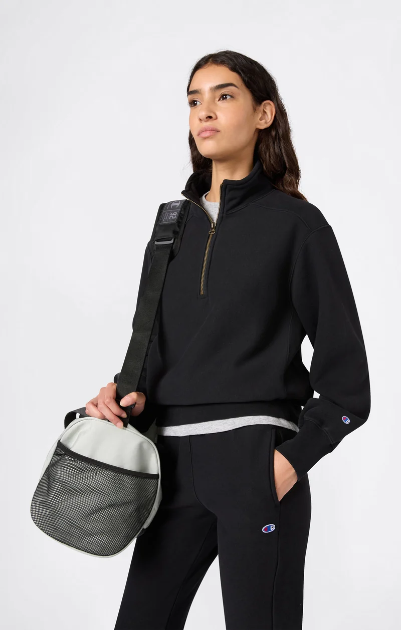 Women’s Heavyweight Half-Zip Fleece Sweatshirt Reverse Weave