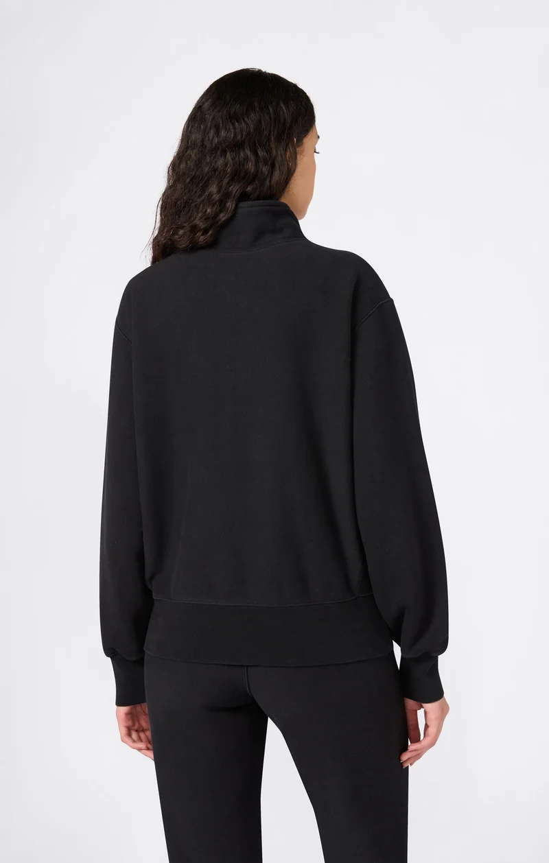 Women’s Heavyweight Half-Zip Fleece Sweatshirt Reverse Weave