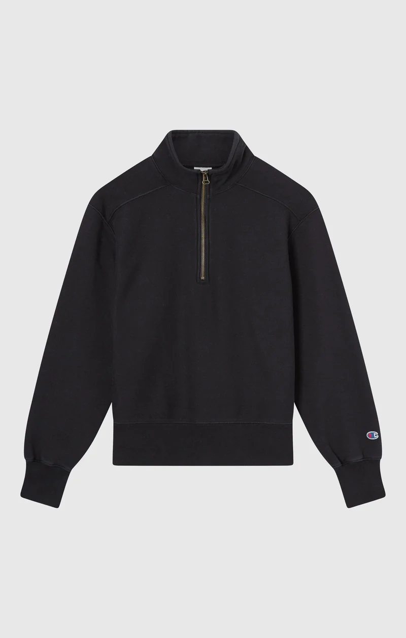 Women’s Heavyweight Half-Zip Fleece Sweatshirt Reverse Weave