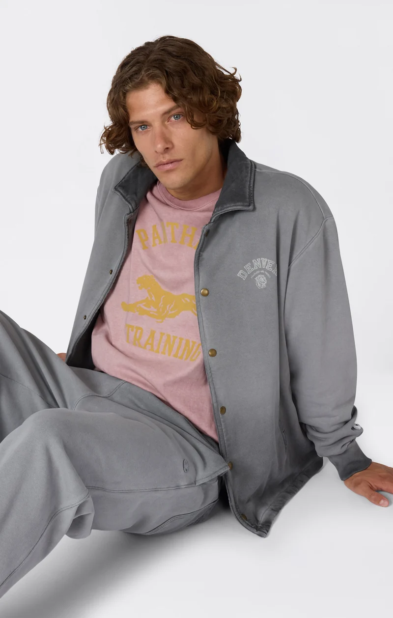 Men’s Wached Coach Jacket Loose Fit Time Capsule