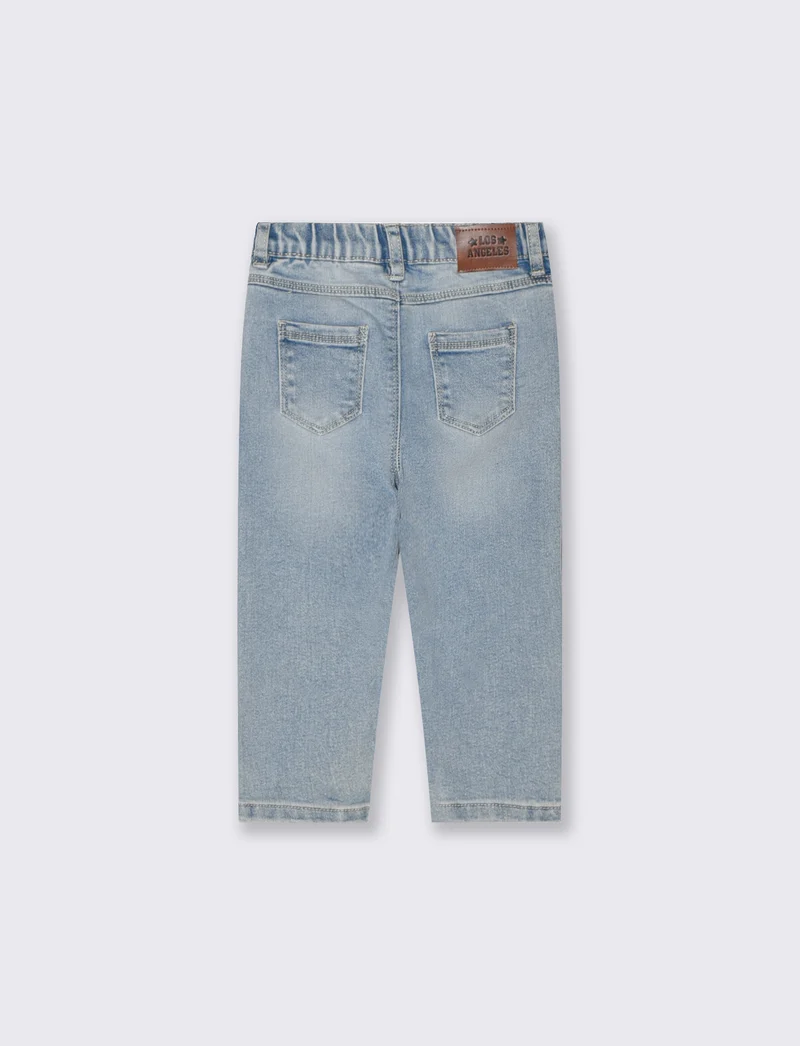 Jeans neonato modello straight disponibile - Denim chiaro