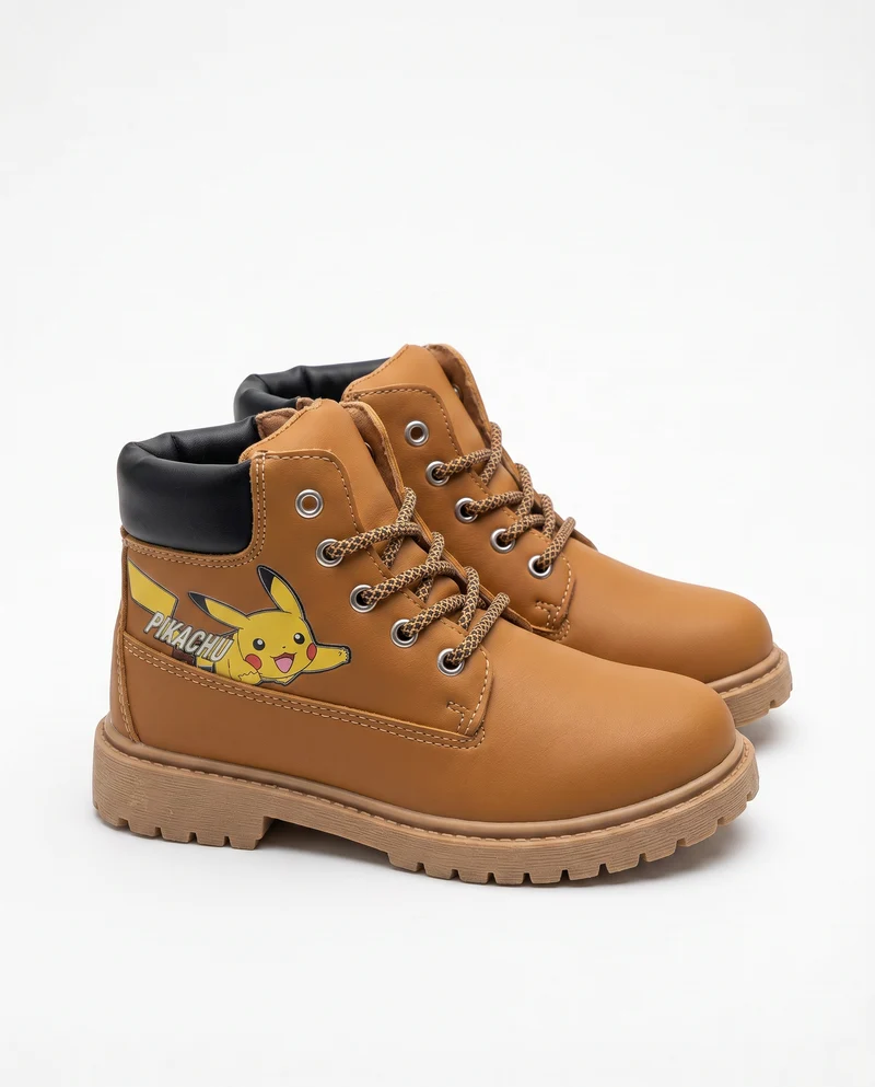 Stivaletto Pokémon in poliuretano camel - Cammello