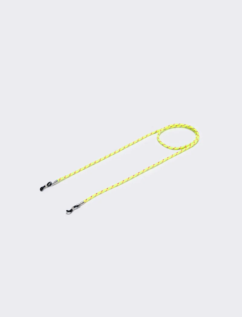 Laccio occhiali con cordoncino pratico - Giallo lime