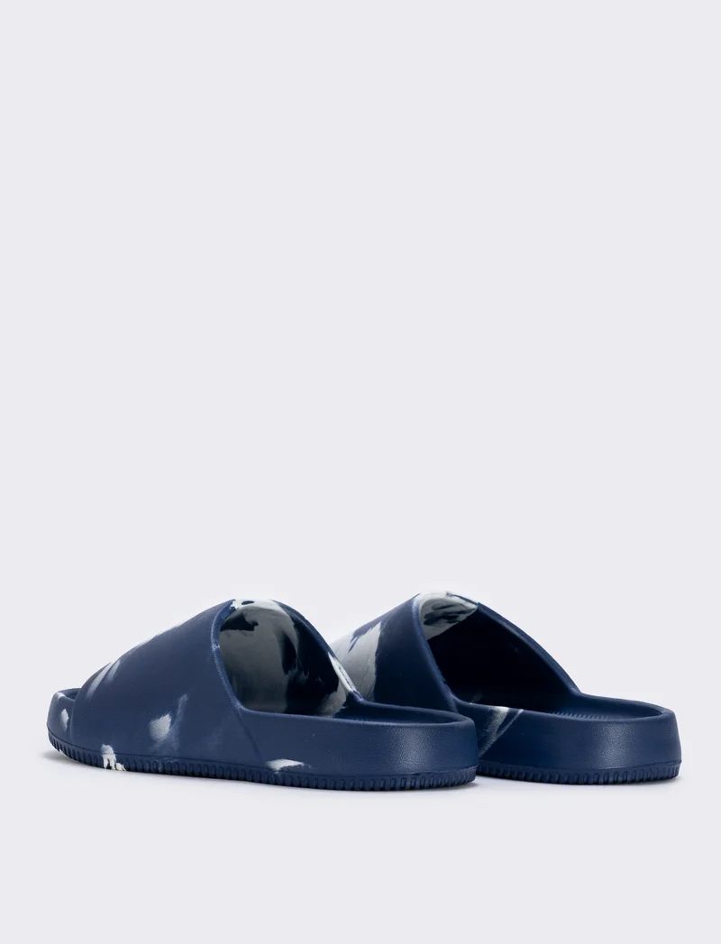 Ciabatta tye-dye da uomo in gomma EVA - Blu